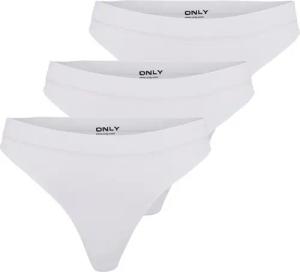 ONLY T-String ONLVICKY RIB S-LESS THONG 3-PK NOOS (Packung, 3-St)