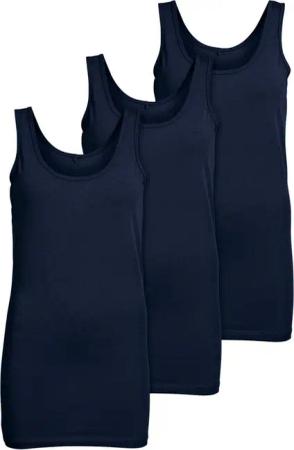 ONLY Tanktop Live Love (3-tlg) Lange Tops, elastische Baumwollqualität