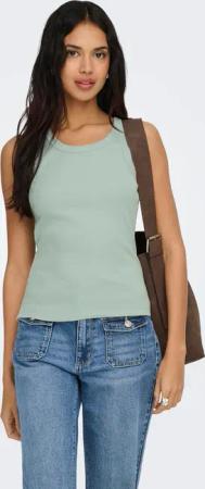 ONLY Tanktop "ONLVAL 2-WAY TANK TOP JRS NOOS" Baumwollmischung, Rundhals
