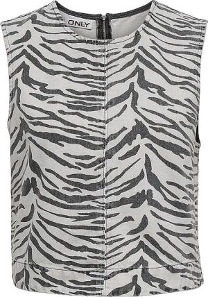 ONLY Top ONLDORSI  hellgrau | S