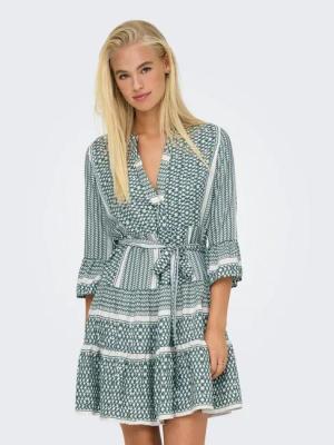 ONLY Tunikakleid ONLATHENA LIFE 3/4 SHORT DRESS WVN NOOS Sommerkleid