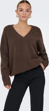 ONLY V-Ausschnitt-Pullover ONLMARI LS LOOSE V-NECK KNT