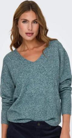 ONLY V-Ausschnitt-Pullover ONLRICA LIFE L/S V-NECK PULLO KNT NOOS