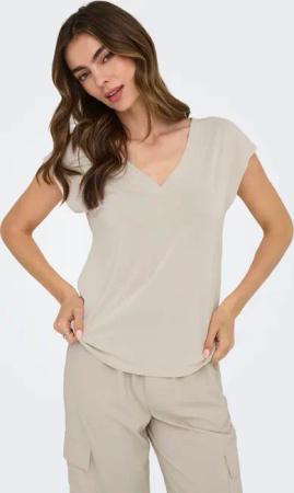 ONLY V-Shirt "ONLFREE S/S MOD.V-NECK TOP JRS NOOS"