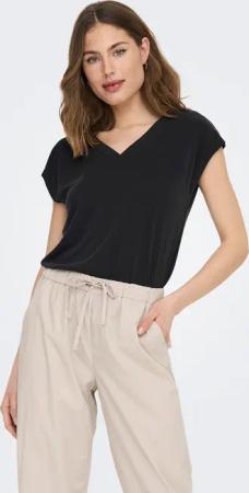ONLY V-Shirt "ONLFREE S/S MOD.V-NECK TOP JRS NOOS"
