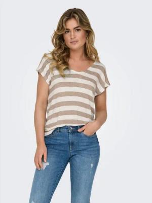 ONLY V-Shirt ONLLIRA LIFE S/S V-NECK TOP JRS NOOS