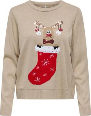 ONLY Weihnachtspullover ONLXMAS SHINE LS ONECK KNT