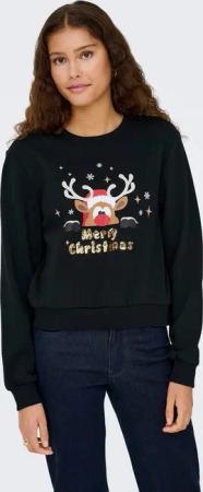 ONLY Weihnachtssweatshirt ONLYDA XMAS L/S O-NECK BOX SWT mit verschiedenen Weihnachtsmotiven