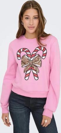 ONLY Weihnachtssweatshirt ONLYDA XMAS L/S O-NECK BOX SWT mit verschiedenen Weihnachtsmotiven