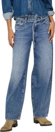 ONLY Weite Jeans stylische Mid Waist Balloon Fit Jeans