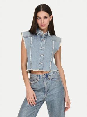 ONLY Weste Hollywood 15341021 Blau Regular Fit