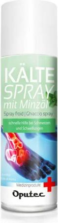 Oputec Erste-Hilfe-Set 400ml Oputec Kältespray mit Minzöl - Erste-Hilfe Kühlspray Eisspray