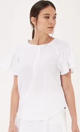 ORGANICATION Bluse aus Leinen mit Bio-Baumwolle