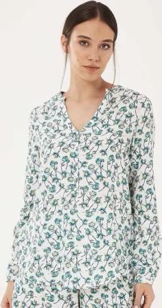 ORGANICATION Bluse aus TENCEL Lyocell mit Allover-Print
