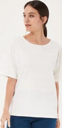 ORGANICATION T-Shirt aus Bio-Baumwolle mit halblangen Ärmeln