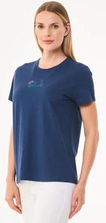 ORGANICATION T-Shirt aus Bio-Baumwolle mit Stickerei