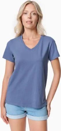 ORGANICATION TESSA | Basic T-Shirt aus Bio-Baumwolle mit V-Ausschnitt