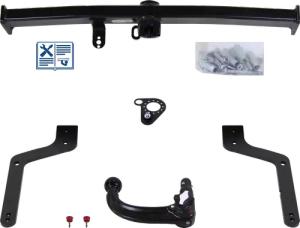 Oris Anhängerkupplung abnehmbar inkl. ECS E-Satz 13polig spezifisch - DACIA LOGAN II