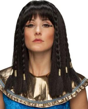 Orlob Kunsthaarperücke Perücke Ägyptische Königin lang