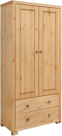 OTTO home Kleiderschrank Gotland, Wäscheschrank, Mehrzweckschrank mit Schubladen, Landhausstil (B/H/T ca: 80cmx178cmx40cm) massive Kiefer, FSC® zertifiziert, langlebige Qualität trifft Stil