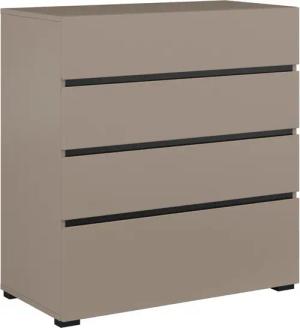 OTTO home Schubkastenkommode Cross, moderne grifflose Kommode, 80x40x85cm (BxTxH), Schubladenschrank, Sideboard mit 4 Schubkasten