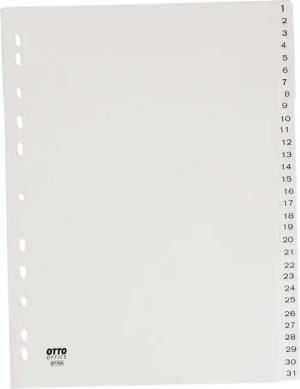 Otto Office Aktenordner, Register 1-31, DIN A4, 31-tlg., Kunststoff
