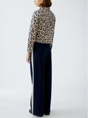 Oui - Jeansjacke - Größe 38 - braun