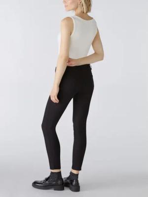 Oui - Jeggings BAXTOR cropped - Größe 40 - schwarz