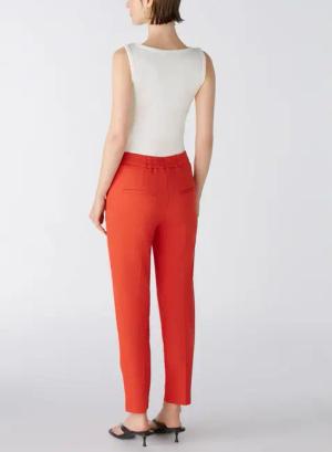 Oui - Jerseyhose FEYLIA - Größe 42 - orange