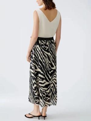 Oui - Maxirock - Größe 34 - weiß