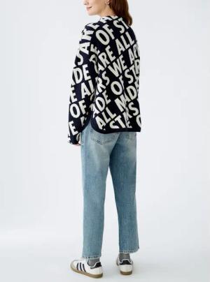 Oui - Pullover - Größe 36 - blau