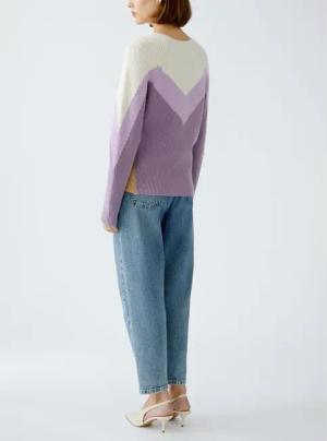 Oui - Pullover - Größe 36 - violett