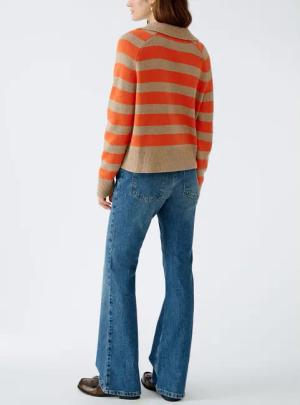 Oui - Pullover - Größe 42 - orange