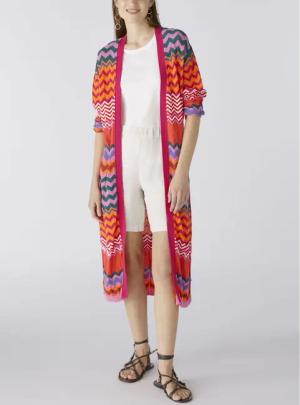 Oui - Strickmantel - Größe 38 - pink