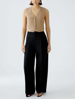 Oui - Strickweste - Größe 40 - beige