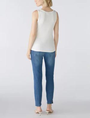 Oui - Top FILIZ - Größe 36 - weiß