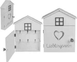 Out of the Blue Schlüsselkasten Schlüsselkasten Mit Magnetverschluss (1 St), 6 Haken für Schlüssel