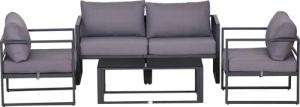 Outsunny Gartenmöbel-Set Aluminium, Polyester