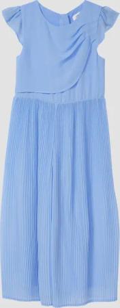 Overall mit Volantärmeln und Plissee