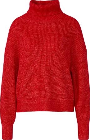 Oversize-Strickpullover mit weiten Ärmeln und Rollkragen