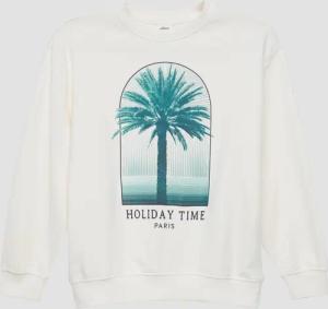 Oversize-Sweatshirt mit Frontprint