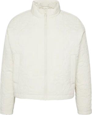 Oversized Jacke mit Steppmuster und seitlichen Druckknöpfen