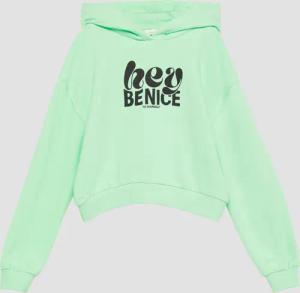 Oversized Kapuzen-Sweatshirt mit Front-Print