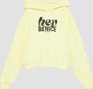 Oversized Kapuzen-Sweatshirt mit Front-Print