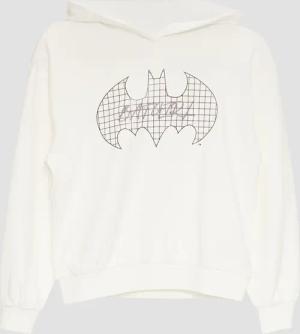 Oversized-Kapuzenshirt mit Batgirl®-Print und Stickerei