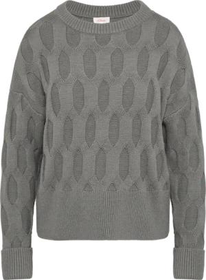 Oversized Pullover mit Strickmuster