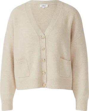 Oversized Strickjacke mit dekorativen Knöpfen