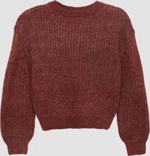 Oversized Strickpullover mit Glitzergarn