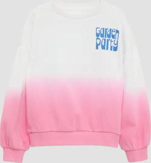 Oversized Sweatshirt mit Print und Farbverlauf