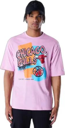 Oversized T-Shirt Chicago Bulls NBA Retro Graphic